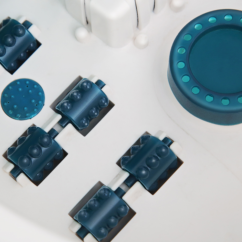 MM-19A fotmassageapparat för spabad med värmebubblor och vibrationsmassage