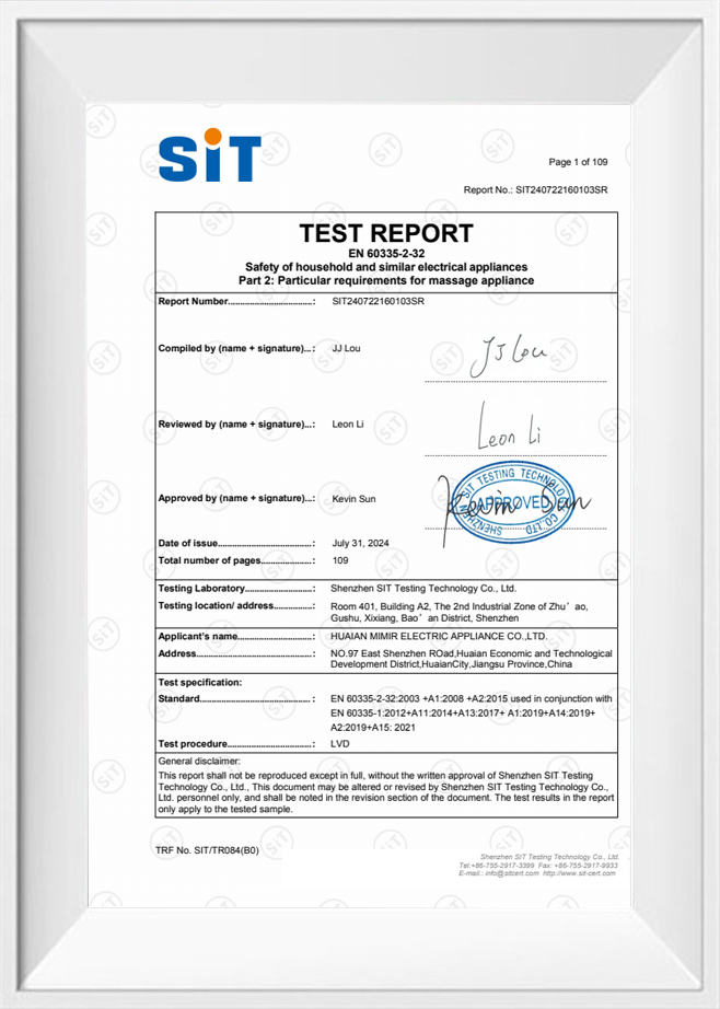 Huaian Mimir Electric Appliance Co., Ltd.