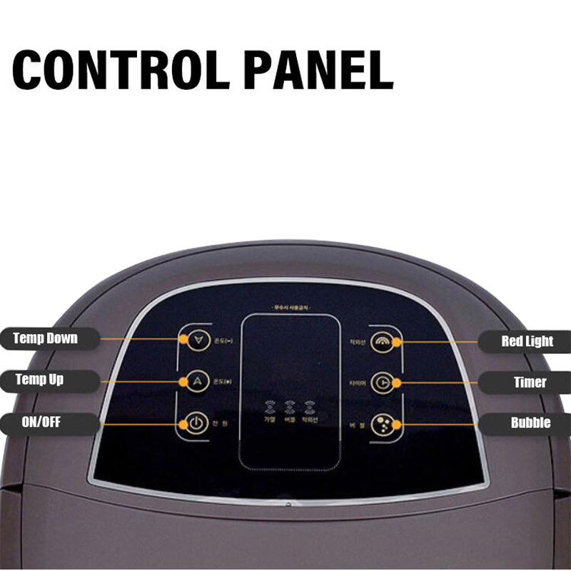 JD-618 Automatisk fotmassageapparat för spabad med roterande massagerullar